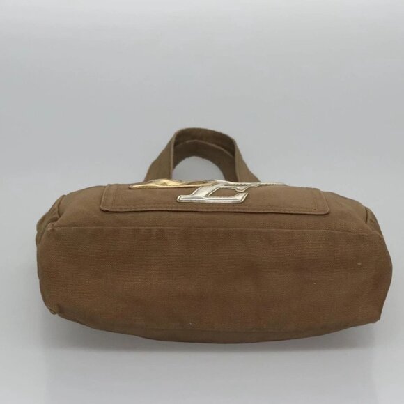 LOUIS VUITTON Thats Love PM Hand Bag Canvas Khaki Silver Gold - Picture 6 of 15